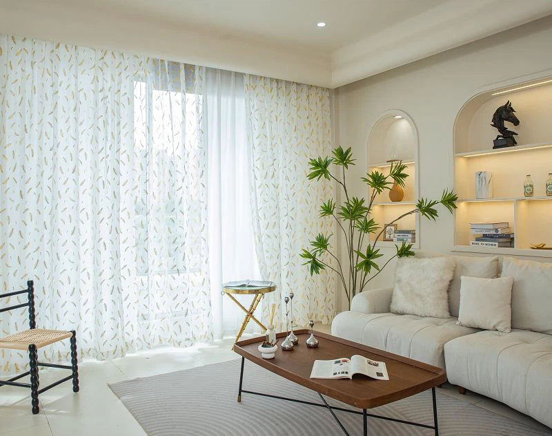 Doli FabricWindow Screen med fjær og gullfolie